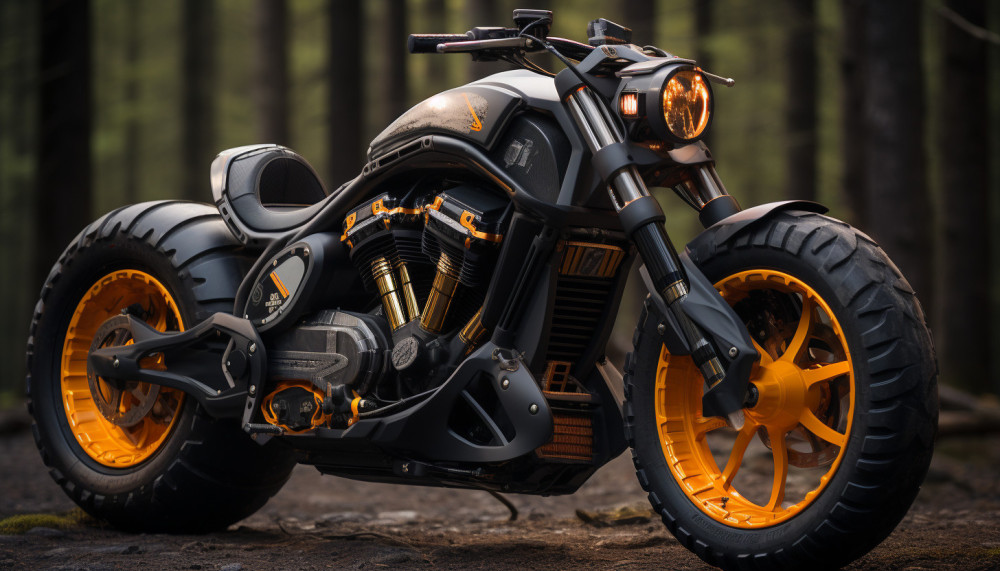 Scooter au style Harley